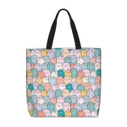 Picia Colorful Cute Pig for Tote Bag for Women with Zipper, Gym Tote with Compartments, Laptop Work Tote Nurse Dance Yoga Bag for Sport, Travel