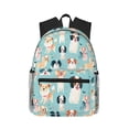 thumbnail image 1 of Picia Colorful Dog Large Capacity Backpack Classic Style Backpack Casual Backpack Water-Resistant School Work Travel Outdoor Backpack, 1 of 8