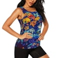 thumbnail image 1 of Picia Colorful Fall Leaves Pattern Women's Workout Tank Top,Breathable Activewear,Slim Fit Athletic Top,Versatile Workout Moisture-wicking top-XX-Large, 1 of 9