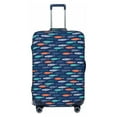 thumbnail image 1 of Picia Colorful Fish 3 Luggage Protector Cover Thicken Suitcase Protector Cover Fit 18-32 Inch Luggage-X-Large, 1 of 9