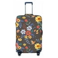 thumbnail image 1 of Picia Colorful Flowers with Butterfly Luggage Protector Cover Thicken Suitcase Protector Cover Fit 18-32 Inch Luggage-Small, 1 of 9