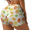 thumbnail image 1 of Picia Colorful Lemons Printed Workout Shorts for Women Seamless Scrunch Butt Lifting High Waisted Yoga Gym Booty Running Moisture-wicking Short Pants-, 1 of 9