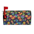 thumbnail image 1 of Picia Colorful Pineapples1 Magnetic Mailbox Cover Standard Size-21x18 in, 1 of 9