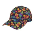 thumbnail image 1 of Picia Colorful Pineapples1 pattern Trucker Low Profile Hat Men Women Baseball Cap Dad Hat Adjustable Unconstructed Plain Cap, 1 of 9