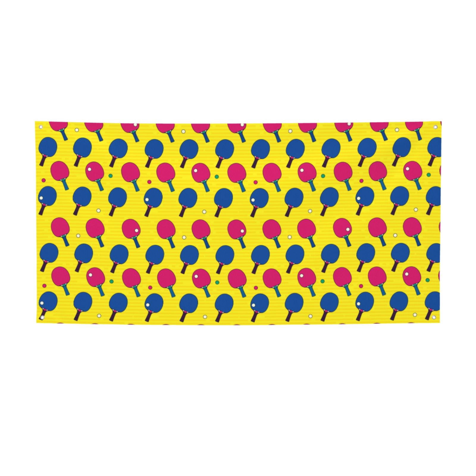 Picia Colorful Ping Pong Pattern Party Banner, Festive Decoration ...