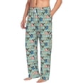 thumbnail image 1 of Picia Colorful Pugs Mens Soft Woven Cotton Elastic Waistband Sleep Pajama Pant Lounge Sleep Pant With Pockets And Drawstring-Medium, 1 of 9
