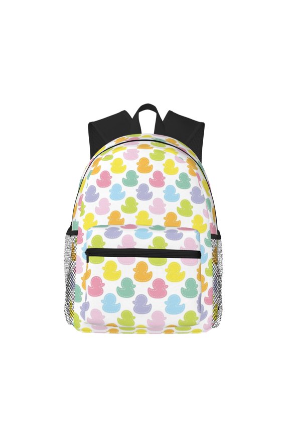 Colorful Rubber Duck Large Capacity Backpack Classic Style Backpack Casual Backpack Water-Resistant School Work Travel Outdoor Backpack