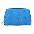 thumbnail image 1 of Picia Colorful Snake Print Leather Makeup Bag Make Up Bag Travel Toiletry Bag for Her Girlfriend Teacher Teen Girl Gifts, 1 of 8