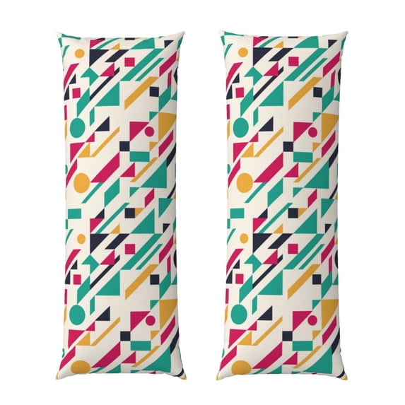 Picia Colorful Spots Body Pillow Cover - Super Soft Microfiber 20x54 Body Pillow Case - Envelope Closure, Wrinkle, Stain Resistant Body Pillow Cover,Elegant Bedding