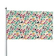 thumbnail image 1 of Picia Colorful Spots Printed Flag ,Colorful Spots Pattern Garden Flag Vertical Double,Yard Lawn Outdoor Decor 48x72", 1 of 9
