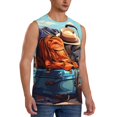 thumbnail image 1 of Picia Colorful Travel Luggage Gear mens Cotton Tank Undershirts , Moisture-wicking Ribbed Tanks, Lightweight Cotton Tank Undershirts-3X-Large, 1 of 8