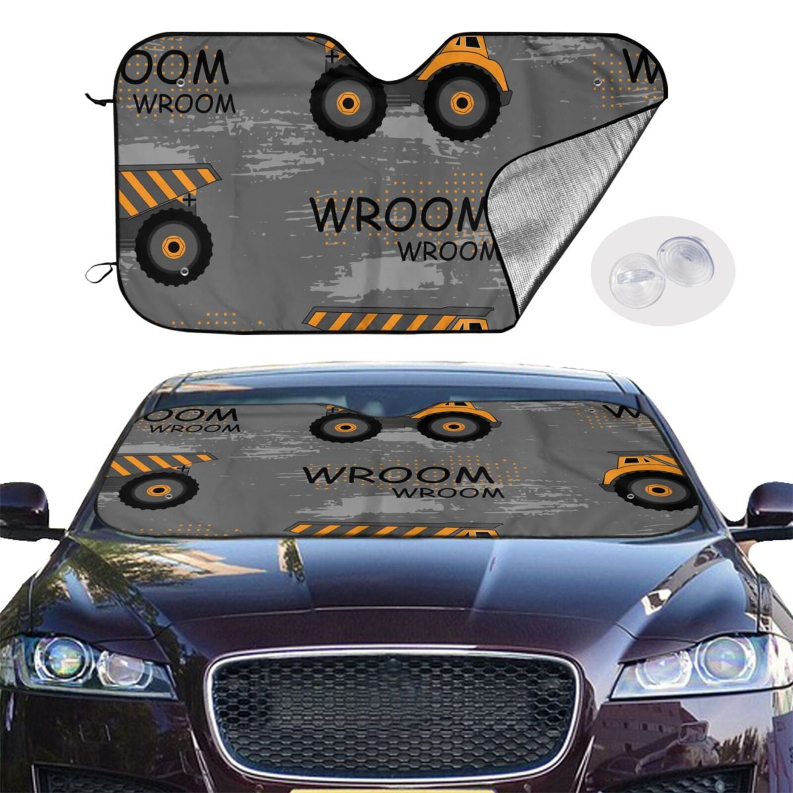 Picia Construction Machines Curved Windshield Sunshade Accordion ...
