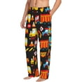 thumbnail image 1 of Picia Construction Truck Mens Soft Woven Cotton Elastic Waistband Sleep Pajama Pant Lounge Sleep Pant With Pockets And Drawstring-Large, 1 of 9