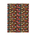 Picia Construction Truck Pattern Baby Soft Dot Blanket with Silky Satin
