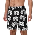 thumbnail image 1 of Picia Cool Car pattern Mens Swim Trunks with Compression Liner Stretch Beach Shorts Quick Dry with Zipper Pockets No-Chafing Board Shorts-Medium, 1 of 9