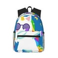 thumbnail image 1 of Picia Cool Unicorn Star Golden Large Capacity Backpack Classic Style Backpack Casual Backpack Water-Resistant School Work Travel Outdoor Backpack, 1 of 8