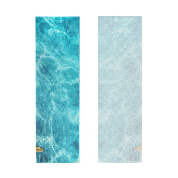 Picia Coral And Seashell On The Beach Pattern Cooling Towels (40"x12") Cool Towel, Cold Towel, Microfiber Soft Breathable Chilly Ice Towel