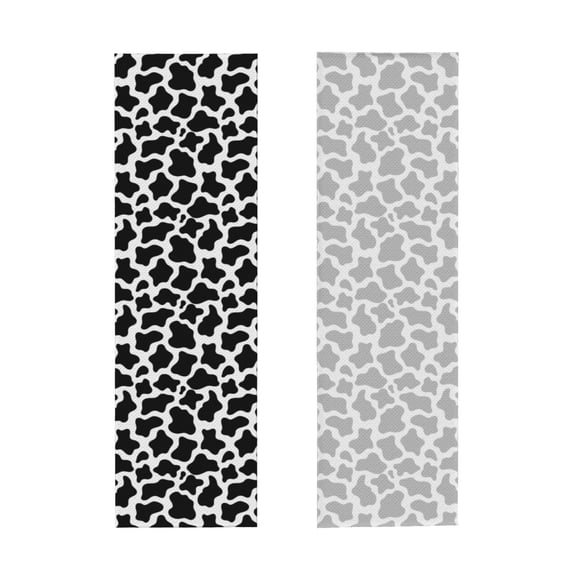 Picia Cow Print Black White Pattern Cooling Towels (40"x12") Cool Towel, Cold Towel, Microfiber Soft Breathable Chilly Ice Towel