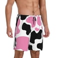 thumbnail image 1 of Picia Cow Spots Pajama Shorts for Men, Men's Pajama Bottoms, Sleepwear,Short Pajama Pants-Medium, 1 of 9