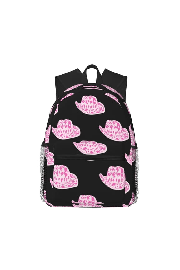 Cowboy Hat Large Capacity Backpack Classic Style Backpack Casual Backpack Water-Resistant School Work Travel Outdoor Backpack