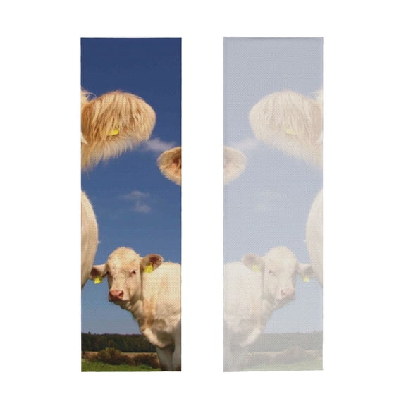 Picia Cows Cattles Pattern Cooling Towels (40"x12") Cool Towel, Cold Towel, Microfiber Soft Breathable Chilly Ice Towel