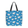 thumbnail image 1 of Picia Cows Milk for Tote Bag for Women with Zipper, Gym Tote with Compartments, Laptop Work Tote Nurse Dance Yoga Bag for Sport, Travel, 1 of 7