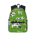 thumbnail image 1 of Picia Cows With Calfs Green Large Capacity Backpack Classic Style Backpack Casual Backpack Water-Resistant School Work Travel Outdoor Backpack, 1 of 8