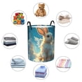thumbnail image 1 of Picia Cute Angel Winged Rabbit Large Laundry Basket, Waterproof, Freestanding Laundry Hamper, Collapsible Tall Clothes Hamper with Extended Handles-, 1 of 8