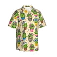 thumbnail image 1 of Picia Cute Cartoon Cactus Gentle Cotton Regular Fit Short Sleeve Casual Hawaiian Shirt for Men-Medium, 1 of 8