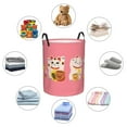 thumbnail image 1 of Picia Cute Cat Large Laundry Basket, Waterproof, Freestanding Laundry Hamper, Collapsible Tall Clothes Hamper with Extended Handles-Small, 1 of 8