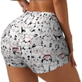 thumbnail image 1 of Picia Cute Cat Printed Workout Shorts for Women Seamless Scrunch Butt Lifting High Waisted Yoga Gym Booty Running Moisture-wicking Short Pants-Large, 1 of 9