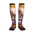 thumbnail image 1 of Picia Cute Cat Sunflower Printed Sports Compression Socks - 15-20mmHg Graduated Compression, High-Performance Soft and Breathable Socks for Men and Women, 1 of 5