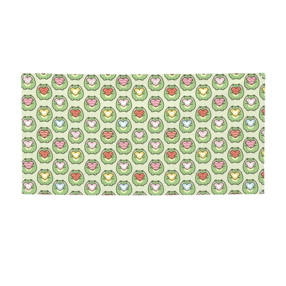 Picia Cute Chubby Frog Pattern Party Banner, Festive Decoration, Holiday Banner, Celebration Decor, Event Banner, Reusable Party Banner-Medium