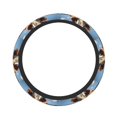 thumbnail image 1 of Picia Cute Daisy Cow Car Steering Wheel Cover, Non-Slip, Breathable, Universal 15 inch, 1 of 7