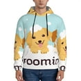 thumbnail image 1 of Picia Cute Dog In Bathtub1 Pattern Casual Men's Hoodie - Lightweight Hooded Sweatshirt with Kangaroo Pocket, Comfortable Pullover for Everyday, Travel-XX-Large, 1 of 7