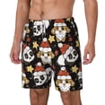 thumbnail image 1 of Picia Cute Dog Panda pattern Mens Swim Trunks with Compression Liner Stretch Beach Shorts Quick Dry with Zipper Pockets No-Chafing Board Shorts-XX-Large, 1 of 9