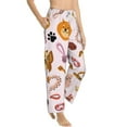 thumbnail image 1 of Picia Cute Dog Womens Soft Woven Cotton Elastic Waistband Sleep Pajama Pant Lounge Sleep Pant With Pockets And Drawstring-Medium, 1 of 9