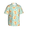 thumbnail image 1 of Picia Cute Duck Gentle Cotton Regular Fit Short Sleeve Casual Hawaiian Shirt for Men-X-Large, 1 of 8