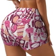 thumbnail image 1 of Picia Cute Girl Printed Workout Shorts for Women Seamless Scrunch Butt Lifting High Waisted Yoga Gym Booty Running Moisture-wicking Short Pants-Small, 1 of 9