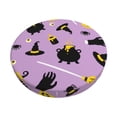 thumbnail image 1 of Picia Cute Halloween Pattern Round Stool Covers Comfy Seat Covers Stretch Removable Washable Chair Slipcover Round Bar Chair Cushion Cover-13 inch, 1 of 7