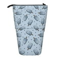 thumbnail image 1 of Picia Cute Ice Cream Print Telescopic Pencil Case, Telescopic Pen Holder Telescopic Pencil Pouch Bag Stationery Pencil Case Box Storage Organizer Makeup Bag, 1 of 6