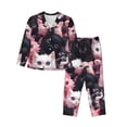 thumbnail image 1 of Picia Cute Kittens Group Portrait Pattern Women’s Long-Sleeve Sleepwear Set - Soft 2-Piece Loungewear with Pockets, Comfy PJs for Relaxing Nights-XX-Large, 1 of 7