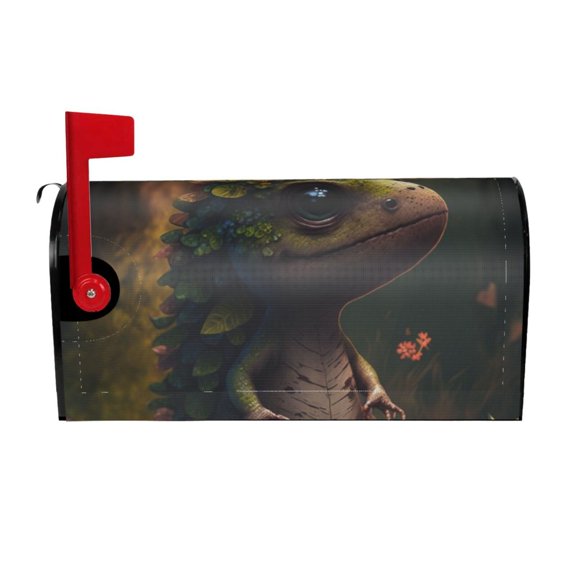 Picia Cute Leaf Animal Magnetic Mailbox Cover Standard Size-25.5x21 in