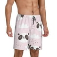 thumbnail image 1 of Picia Cute Panda Pajama Shorts for Men, Men's Pajama Bottoms, Sleepwear,Short Pajama Pants-Medium, 1 of 9