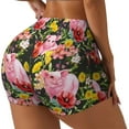 thumbnail image 1 of Picia Cute Pigs Sunflower Printed Workout Shorts for Women Seamless Scrunch Butt Lifting High Waisted Yoga Gym Booty Running Moisture-wicking Short Pants-Small, 1 of 9