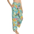 thumbnail image 1 of Picia Cute Pineapples Womens Soft Woven Cotton Elastic Waistband Sleep Pajama Pant Lounge Sleep Pant With Pockets And Drawstring-Medium, 1 of 9