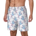 thumbnail image 1 of Picia Cute Poodle Dog pattern Mens Swim Trunks with Compression Liner Stretch Beach Shorts Quick Dry with Zipper Pockets No-Chafing Board Shorts-Large, 1 of 9
