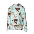 thumbnail image 1 of Picia Cute Pug Dogs Women's Men's UPF 50+ Sun Protection Hoodie Shirt Long Sleeve SPF Fishing Outdoor UV Hiking Lightweight Shirts-3X-Large, 1 of 9