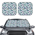 thumbnail image 1 of Picia Cute Rabbit Easter 2 Piece Car Windshield Sun Shade Foldable | Foldable Sun Shield for Front Window Blocks UV Rays and Keeps Your Vehicle Cool-, 1 of 7