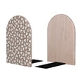 thumbnail image 1 of Picia Cute Rabbit Pattern Wood Bookends for Shelves,Non-slip Bookends, Heavy Duty Wooden Bookend Support,1 Pair, 1 of 8